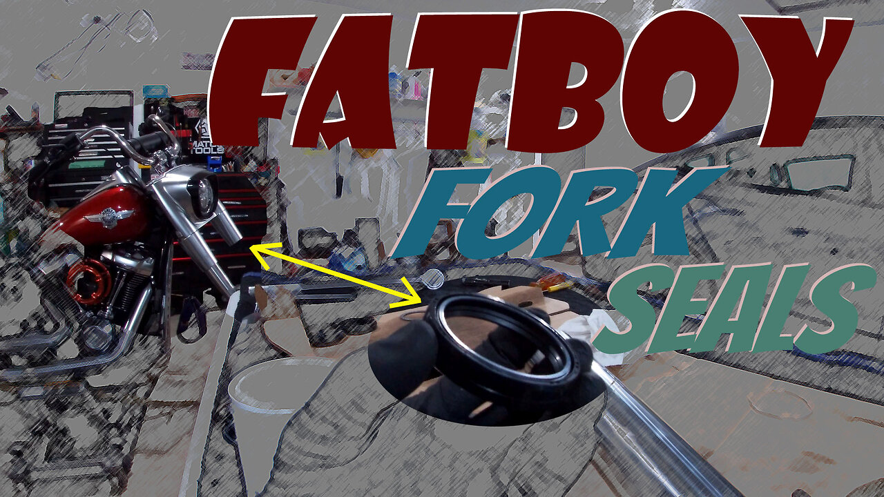2019 Harley Fat Boy fork seals replacement - Random Garage