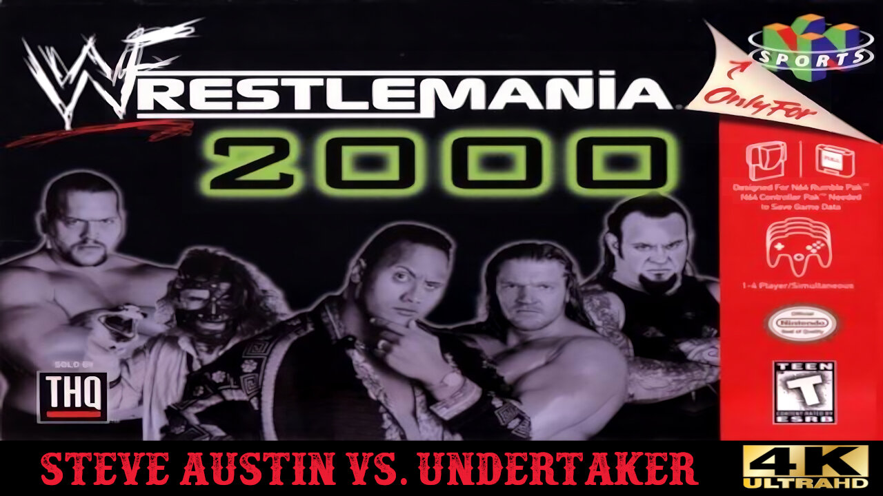 WWF WrestleMania 2000 - Nintendo 64 - Steve Austin vs. Undertaker