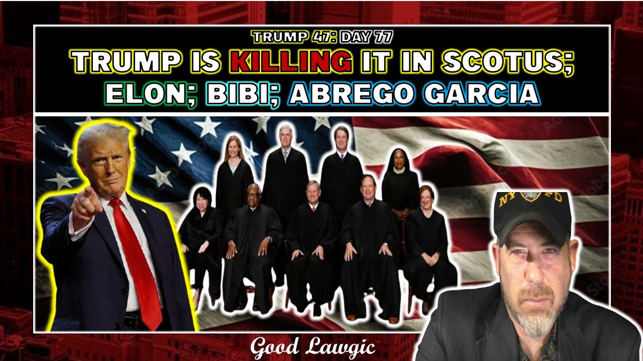 The Following Program: Recap Day 77: Trump CRUSHING It In SC; Tariffs; Bibi-Gaza and Abrego Garcia