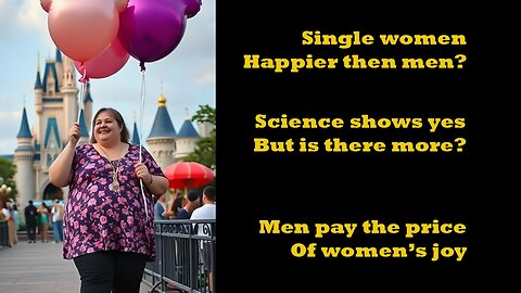 Women are happier singgle