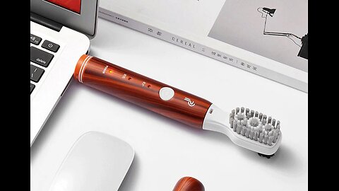Electric Automatic Brush, with Two Types of Bristles, Sonic Vibration, 3 Cleaning Modes & Waterproof