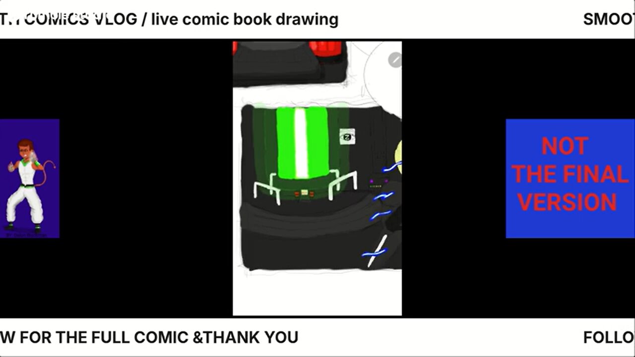 LIVE COMIC BOOK DRAWING 18
