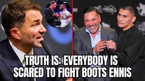 Eddie Hearn SLAMS Jaron Ennis Critics: Boots Signed Contract to Fight Vergil Ortiz