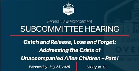 Catch and Release, Lose and Forget: Addressing the Crisis of Unaccompanied Alien Children – Part I
