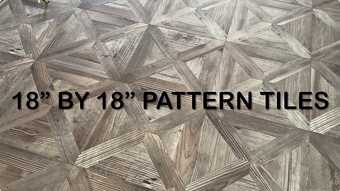 18” By 18” Pattern Tiles