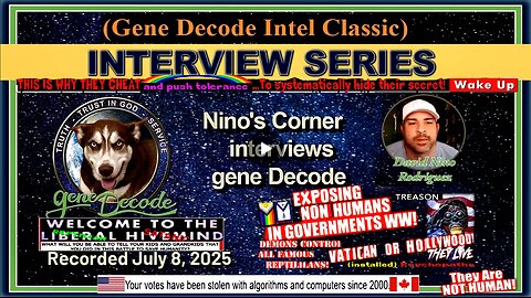2025-07-08: Nino's Corner TV Interviews gene Decode - AI Saved Humanity