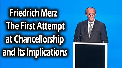 Friedrich Merz: The First Attempt at Chancellorship and Its Implications | German Politic| NEWSDRIFT