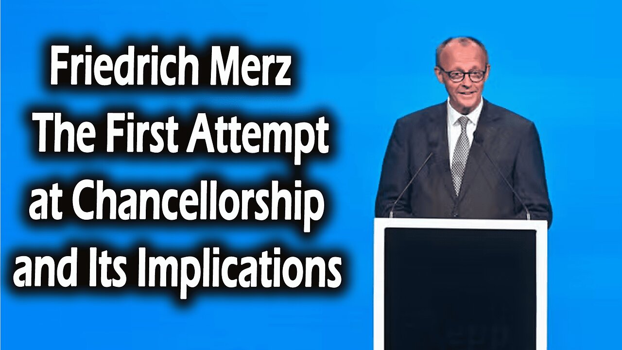 Friedrich Merz: The First Attempt at Chancellorship and Its Implications | German Politic| NEWSDRIFT