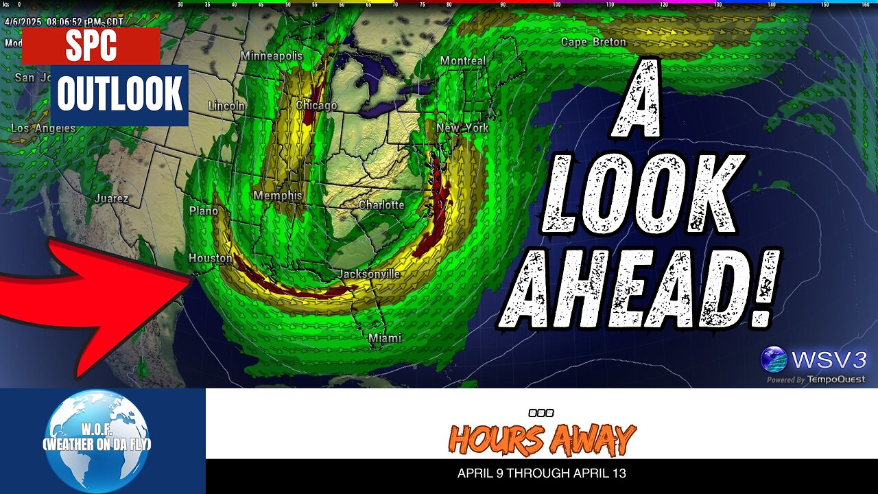 ⚠️ Isolated Severe Storms Possible: April 9-13 Outlook!