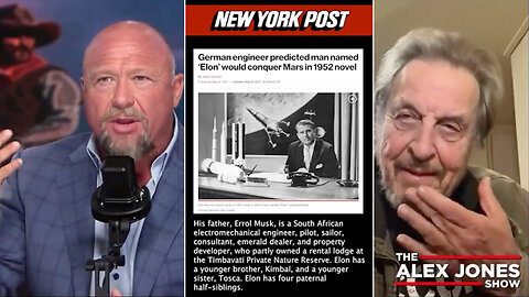 Errol Musk | Did Elon Musk's Father (Errol Musk) Just Confirm Elon Musk Was Named After a Wernher a Von Braun Character Who Was Predicted to Colonize Mars In a 1952 Novel? A Martian Society Governed by a Council of Ten Males?