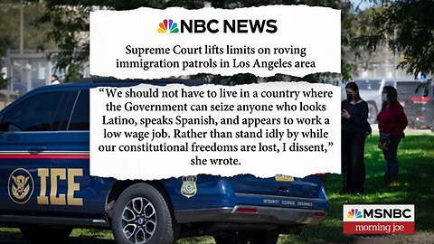 'Surprising to say the least': Joe shocked by SCOTUS lifting limits on L.A. immigration stops