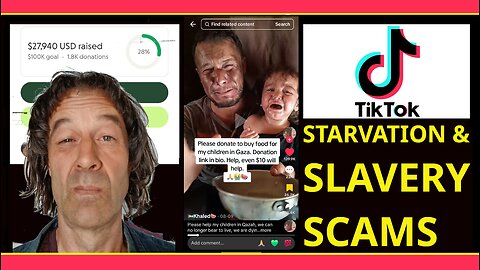 TikTok STARVATION SCAMS HIDE INTERNATIONAL SLAVERY RACKET - ACTION FRAUD