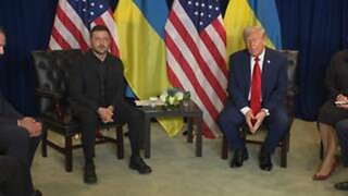 President Trump Participates in a Bilateral Meeting with the President of Ukraine