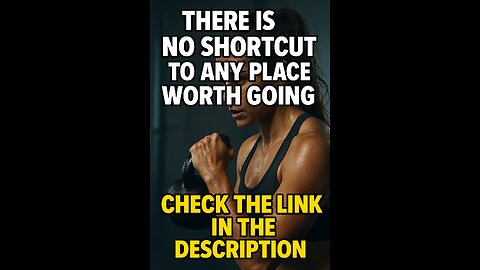 No Shortcuts – Real Fitness Takes Grit 💪
