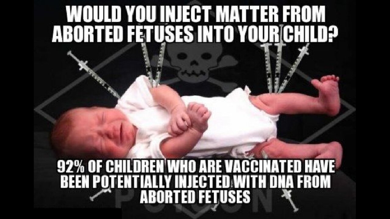 CANNIBALISM! There are Aborted Baby Child Fetal Cells in Food, Drinks and 'Vaccines'!