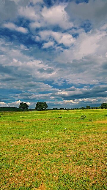 Beautiful village weather and nature