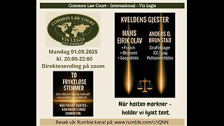 1.9.25: To fryktløse stemmer: Hans Eirik Olav og Anders Brunstad