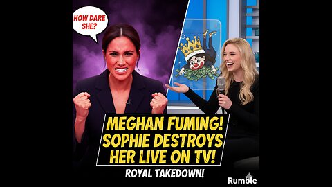 Meghan FUMING In Anger After Sophie Turner Completely DESTROYS Her Live On TV