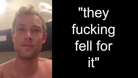 They Fucking Fell For It