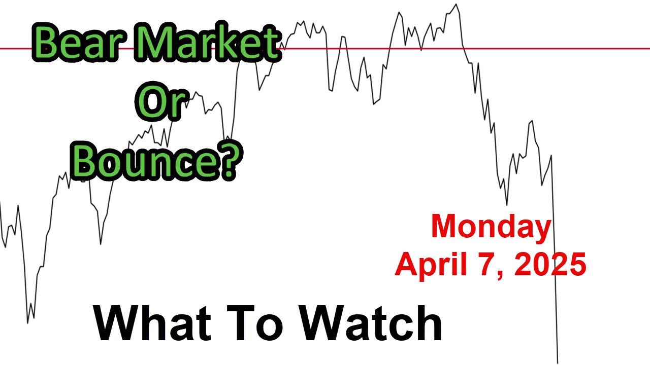 What to Watch Update for Monday April 7, 2025