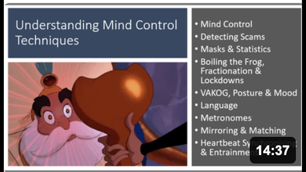 Mind Control, Hypnosis, NLP, Fractionation, Language, Entrainment, Synchronization & More
