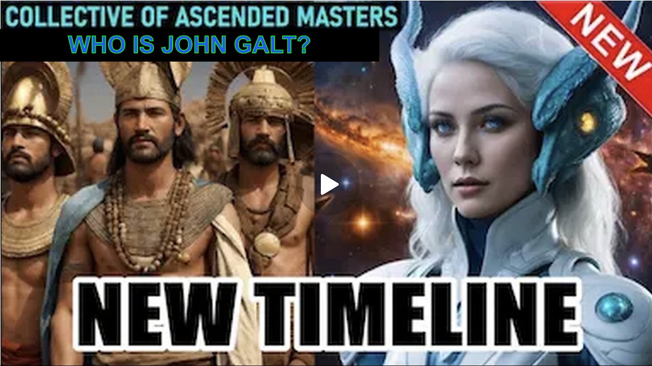 "Prepare Now: Event Incoming!" Great Wave of Light, Collective of Ascended Masters. WHO IS John Galt
