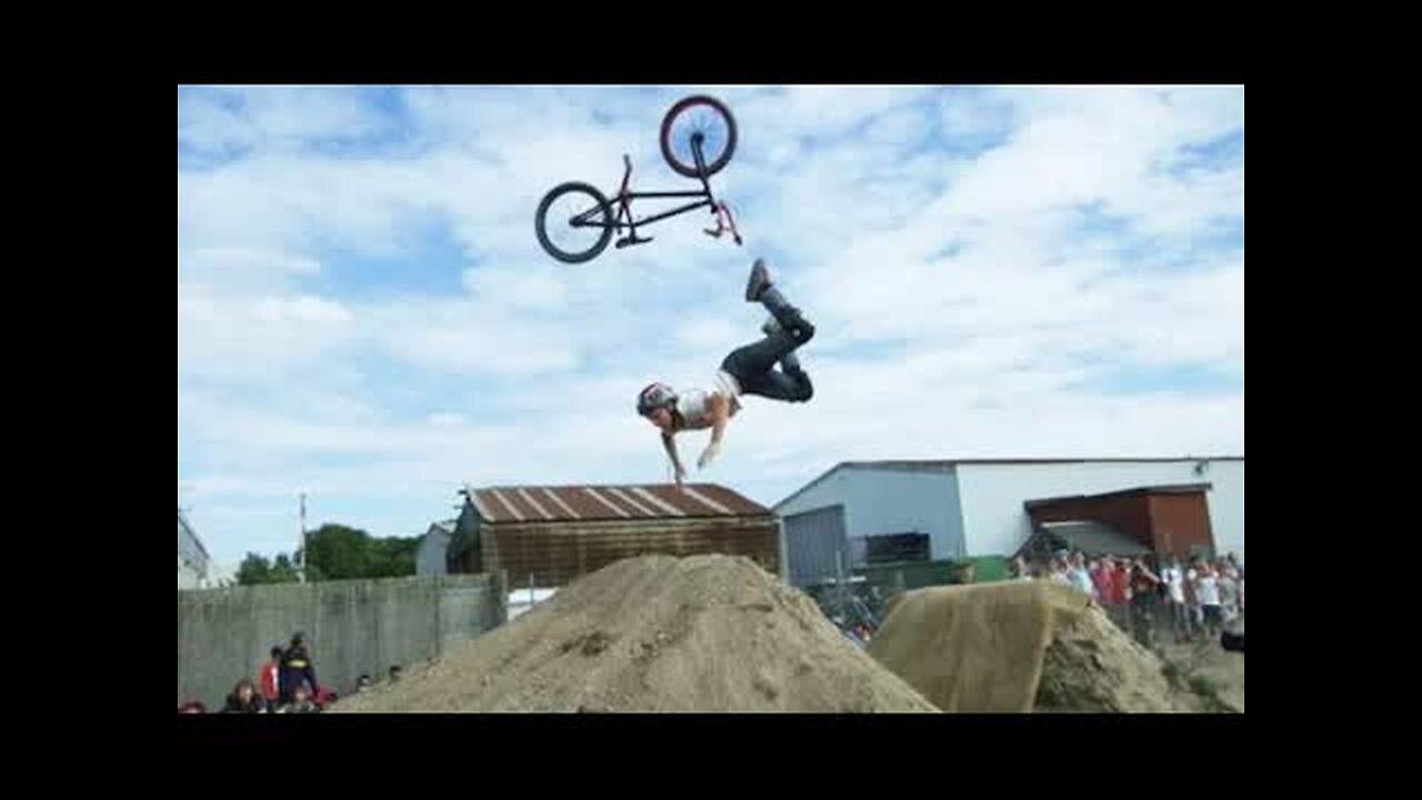 Bad luck bikers failing in funny ways - Awesome funny bike fail compilation