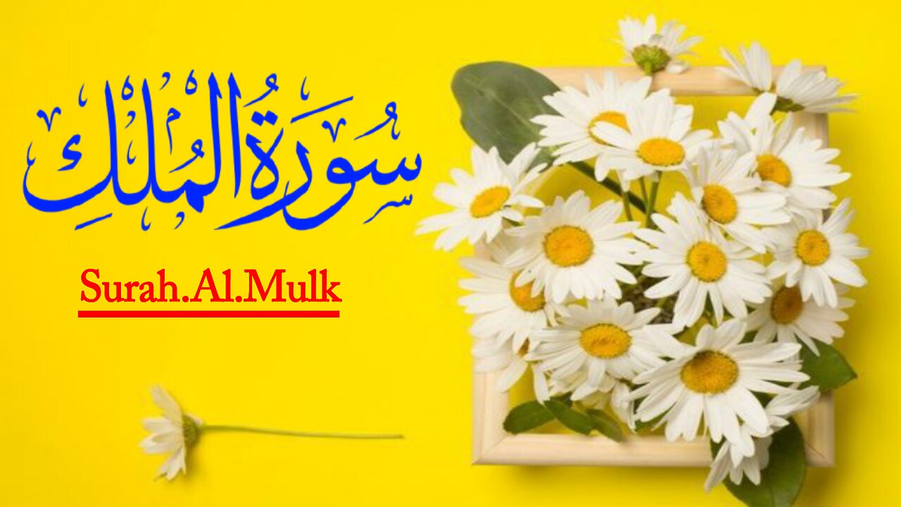 Beautiful Recitation Surah Mulk / Best Reciter Qari Shahid Mahmood multani
