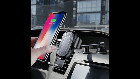 All-in-one Wireless Charger Car Mount with Longer Arm - Closer, Clearer(1)