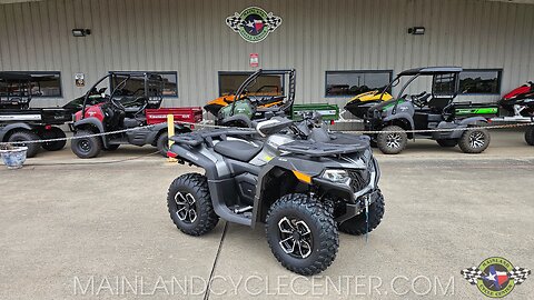 2024 CFMOTO CFORCE 600 SINGLE IN GREY WALK-AROUND
