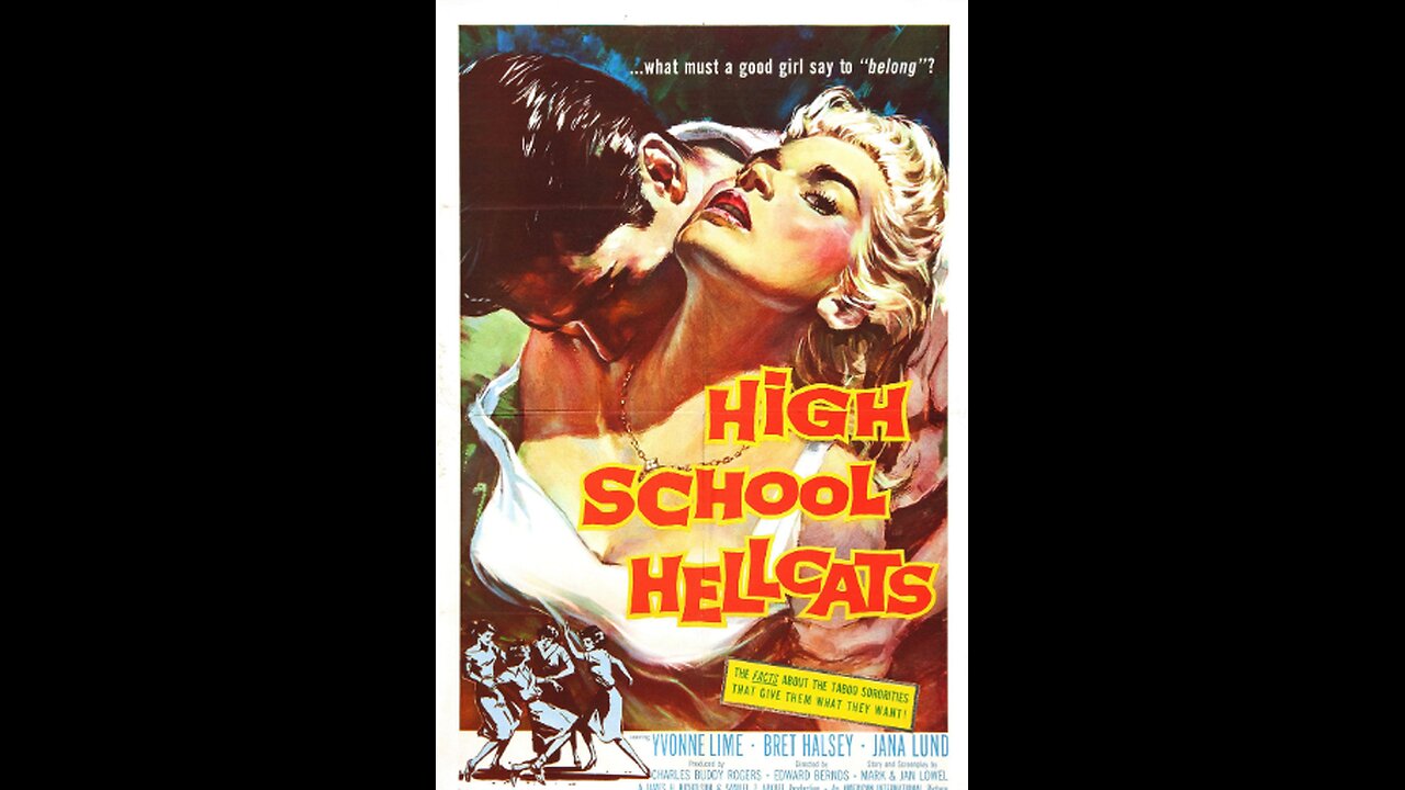 1958 High School Hell Cats AIP Drive-In Double Feature