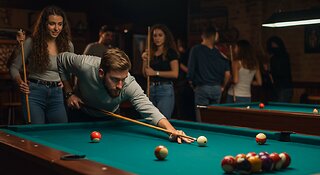 People Playing Pool Ball