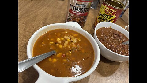 Progressive Pitmaster Steak and Beans and Hormel Ghost Pepper Chili : Worth the billing???
