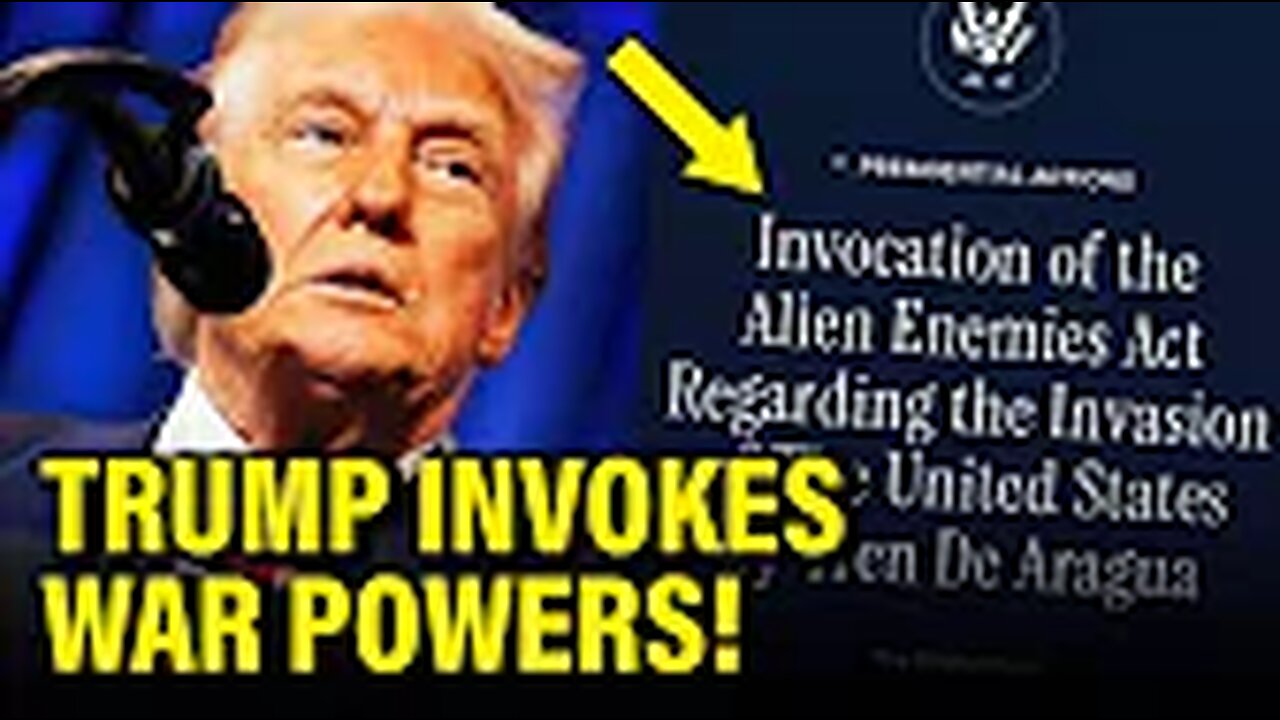 🚨BREAKING: Trump DECLARES WAR POWERS against America