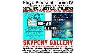 Fearless Floyd Live @ Skypony Gallery: AI, Digital Twins & Digital DNA