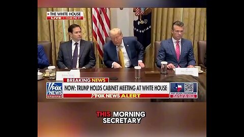 Captioned - WH Cabinet Meeting to ban China owns US farmlands