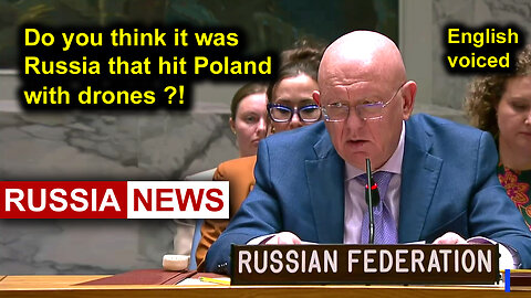Do you think it was Russia that hit Poland with drones?! 