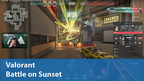 Battle on Sunset | Competitive 1W-1L-1D | Valorant