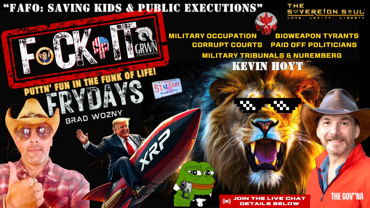 💥F😂CKIT⚔️FRYDAY💥Kevin Hoyt Unleashes FAFO on [DS] Obama Sickos, Child Traffickers, NESARA & More!