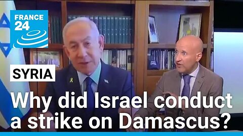 Why did Israel conduct a strike on Syria?