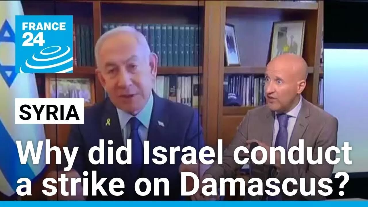 Why did Israel conduct a strike on Syria?