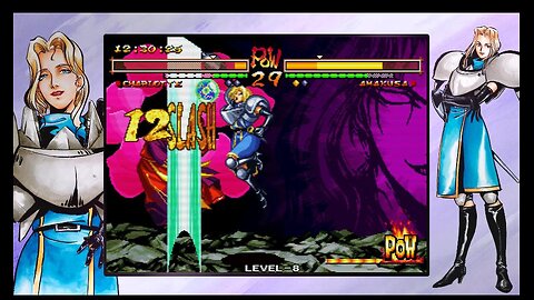 Samurai Shodown V Perfect Charlotte gameplay (Level 8)