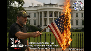 Veteran Arrested After Burning Flag — Patriot or Criminal?