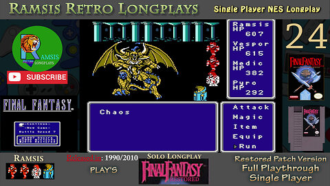 Final Fantasy Restored + (NES) | Chaos Shrine - Part II | Episode #24