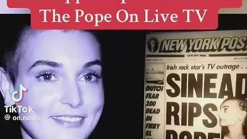 💥She said the Pope in the picture is her Father 👀