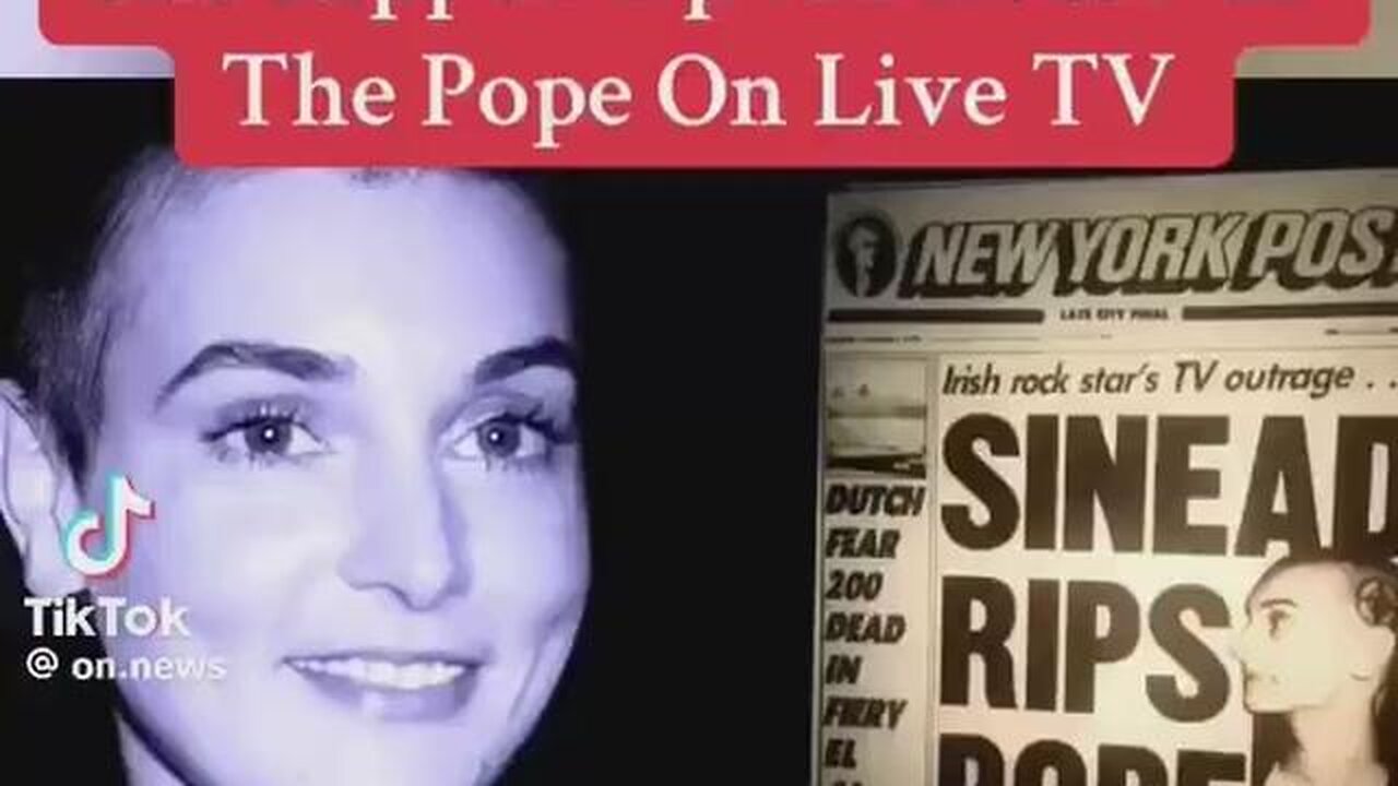 💥She said the Pope in the picture is her Father 👀