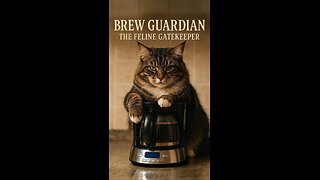 Brew Guardian : The Feline Gatekeeper