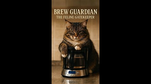 Brew Guardian : The Feline Gatekeeper