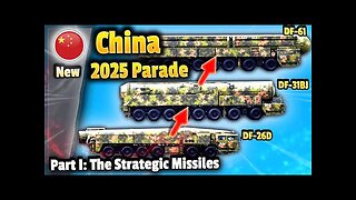 Strategic Missiles of China's 2025 Victory Day Parade