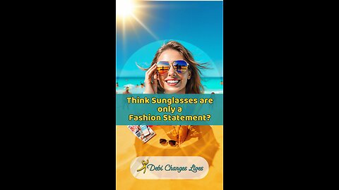 𝗧𝗵𝗶𝗻𝗸 𝘀𝘂𝗻𝗴𝗹𝗮𝘀𝘀𝗲𝘀 𝗮𝗿𝗲 𝗼𝗻𝗹𝘆 𝗮 𝗳𝗮𝘀𝗵𝗶𝗼𝗻 𝘀𝘁𝗮𝘁𝗲𝗺𝗲𝗻𝘁? 😎𝙏𝙝𝙞𝙣𝙠 𝙖𝙜𝙖𝙞𝙣!